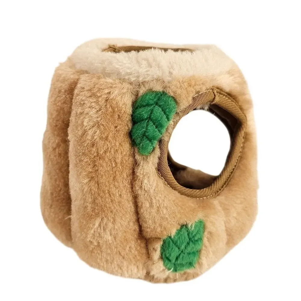 Dog Toy Outward  Hound Plush Squirrel Tree Stump Hideaway Toy Set 3 Squirrels